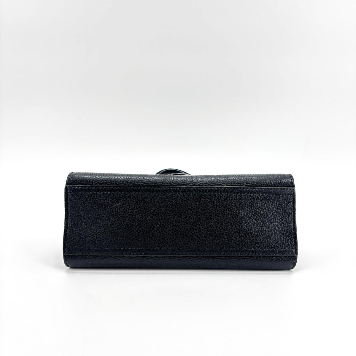 Gucci GG Marmont Top Handle Leather, Black, Leather, Handbag