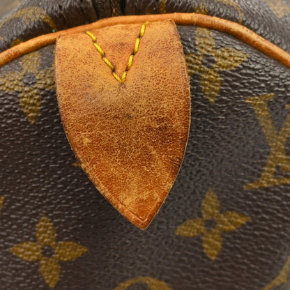 Louis Vuitton Speedy Monogram Canvas, Brown, Canvas, Handbag