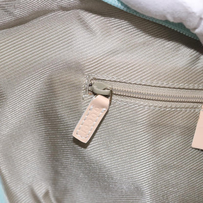 Gucci Vintage Zip Hobo GG Canvas and Patent, Blue, Canvas, Shoulder Bag