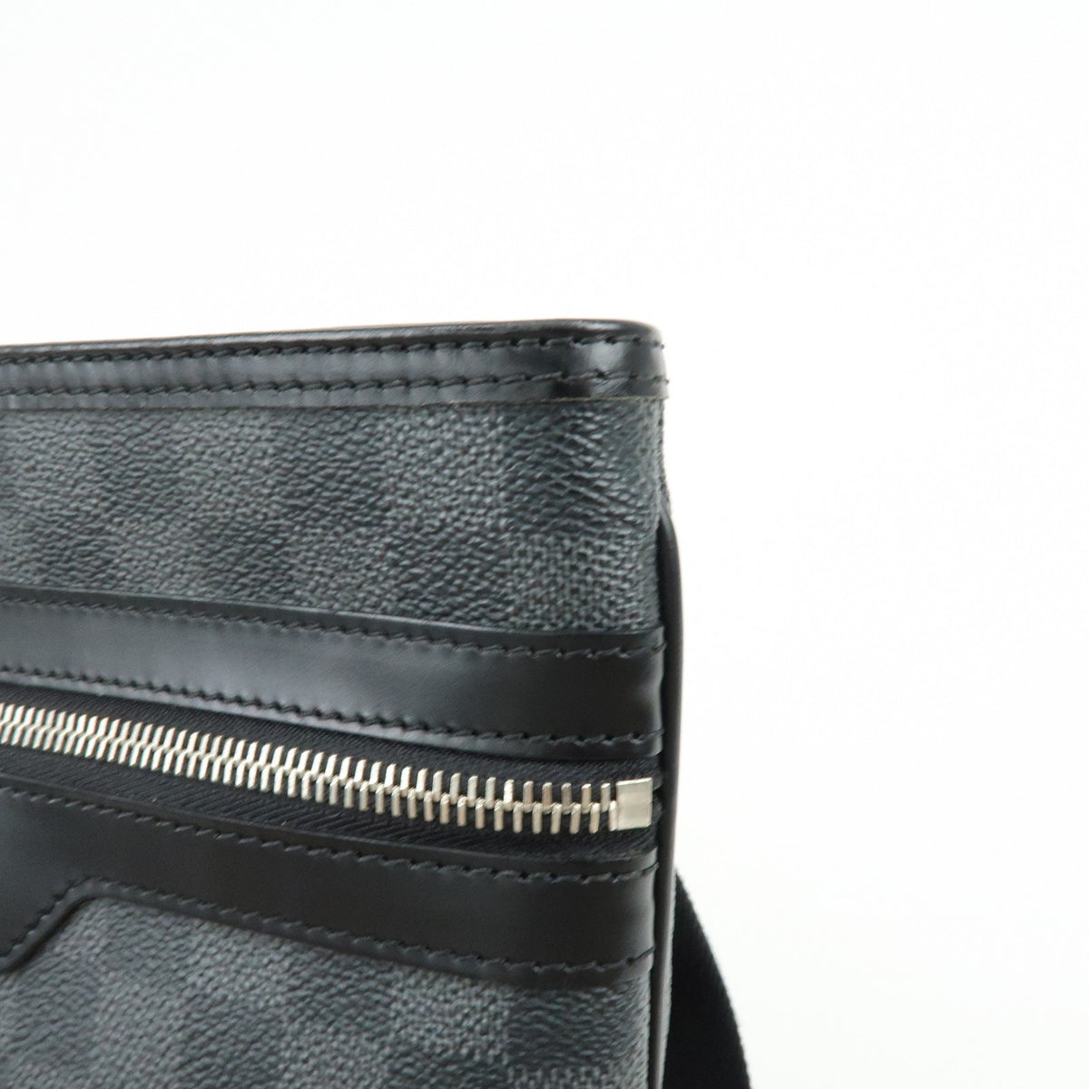 Louis Vuitton Thomas Damier Graphite, Black, Canvas, Handbag