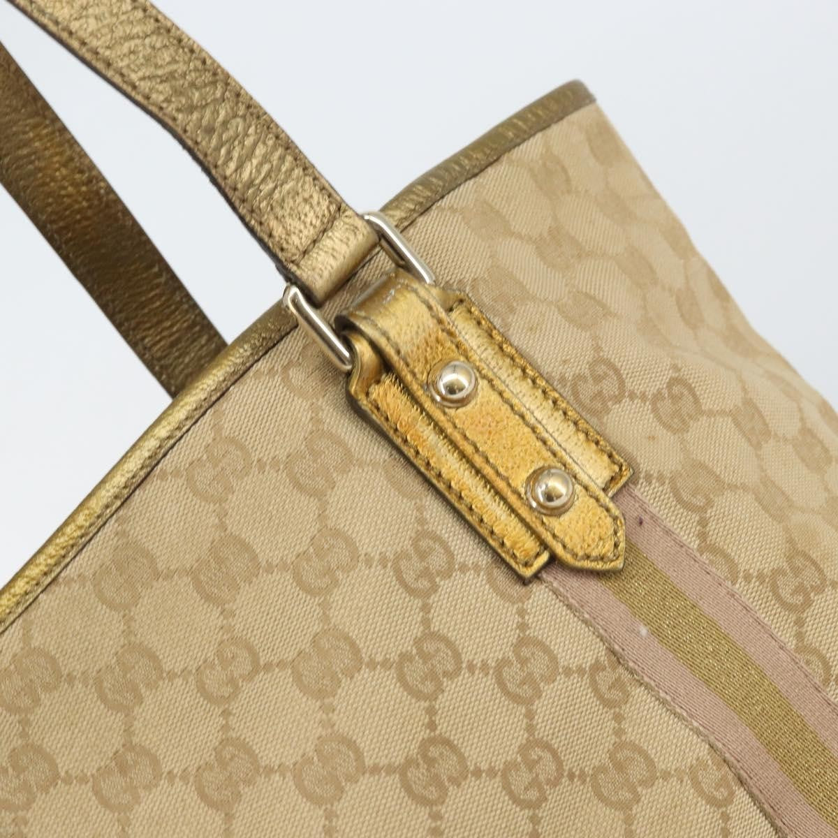 Gucci Jolicoeur GG Canvas, Beige, Canvas, Tote Bag