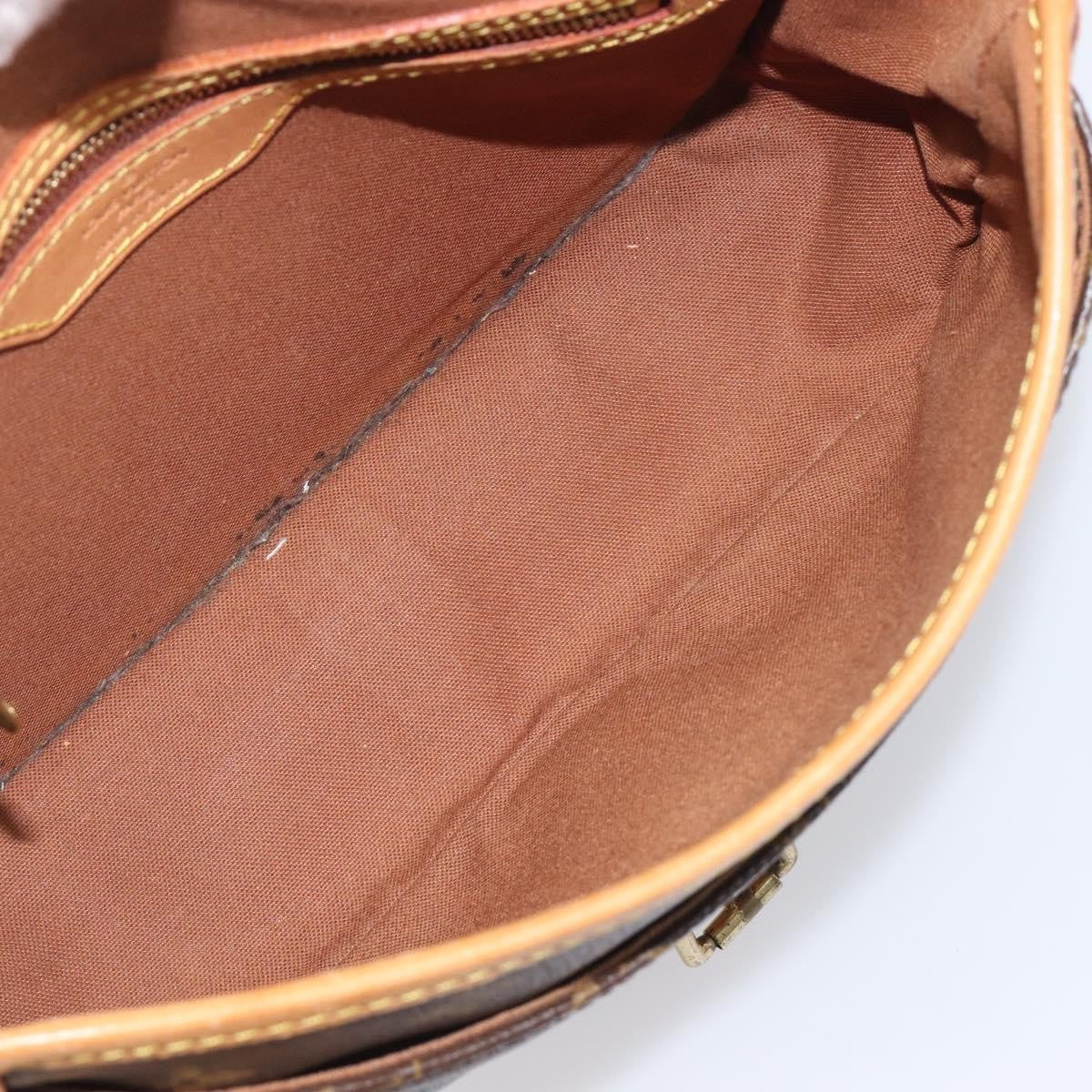 Louis Vuitton Sologne Monogram Canvas, Brown, Canvas, Handbag
