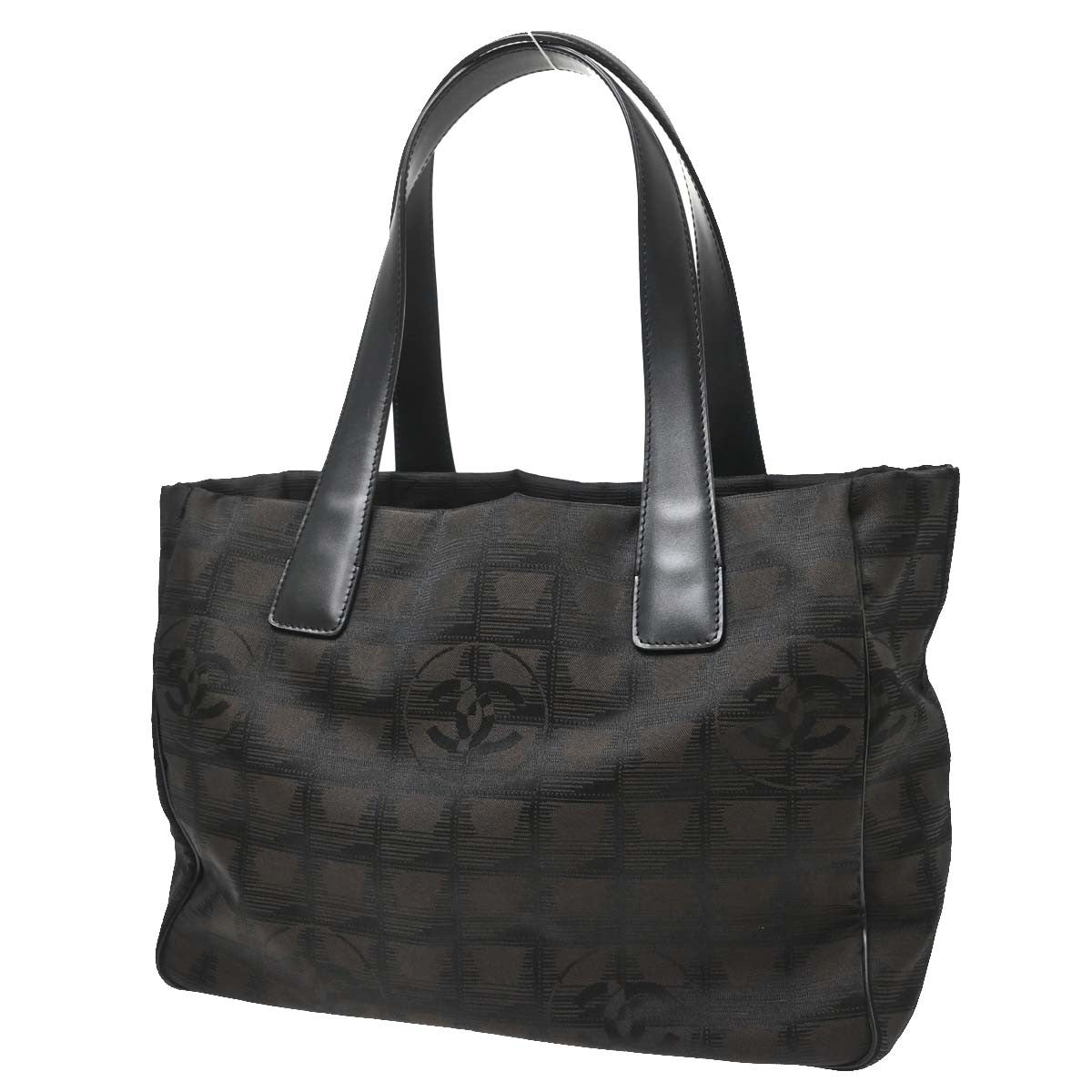 Chanel Travel Line Nylon, Brown, Nylon, Tote Bag
