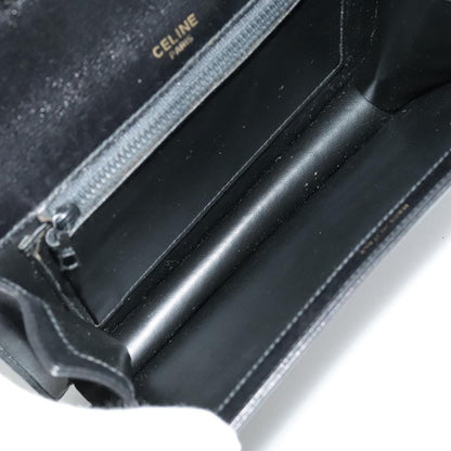 Gucci Shoulder Leather, Black, Leather, Shoulder Bag