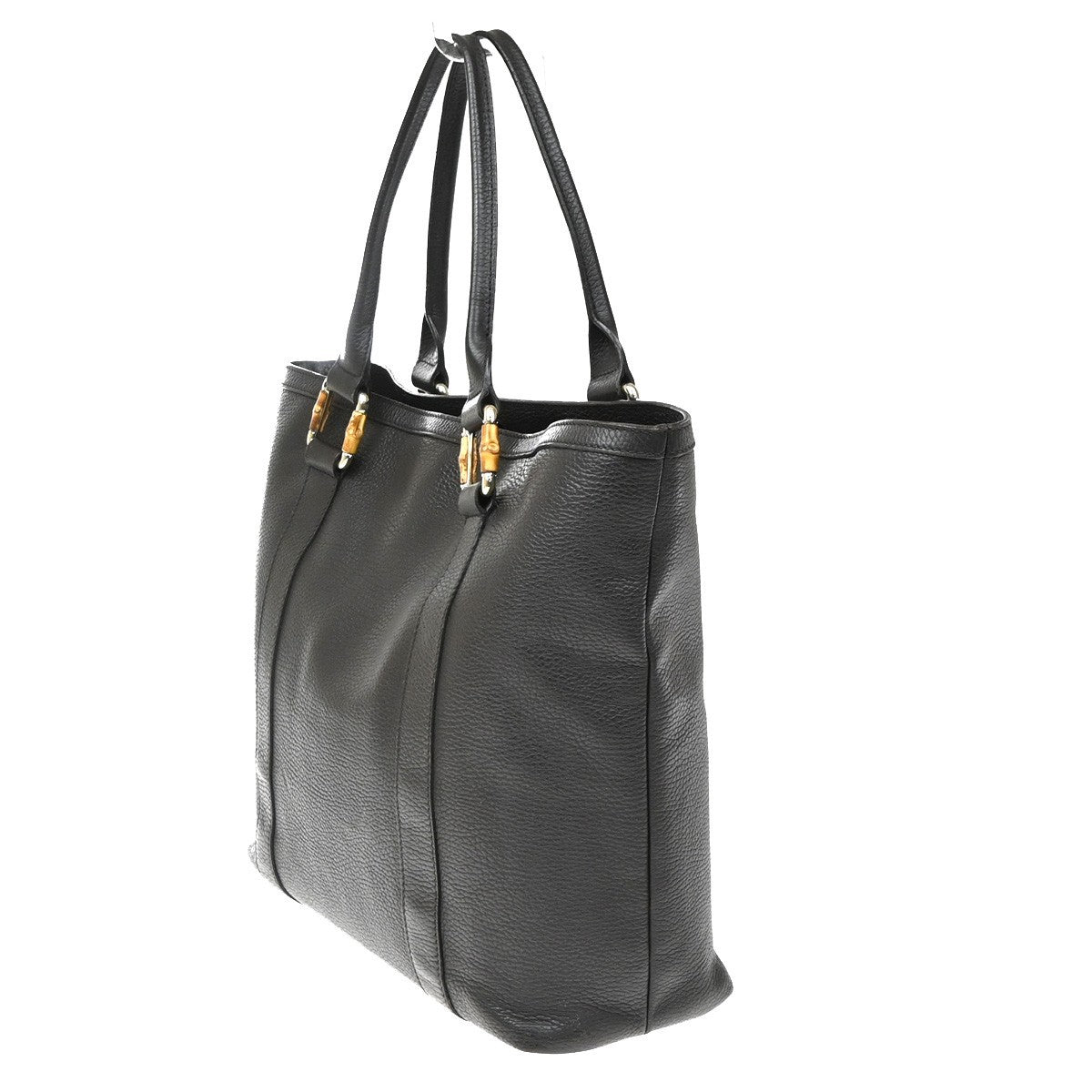 Gucci Bamboo Shopper Leather, Brown, Leather, Tote Bag