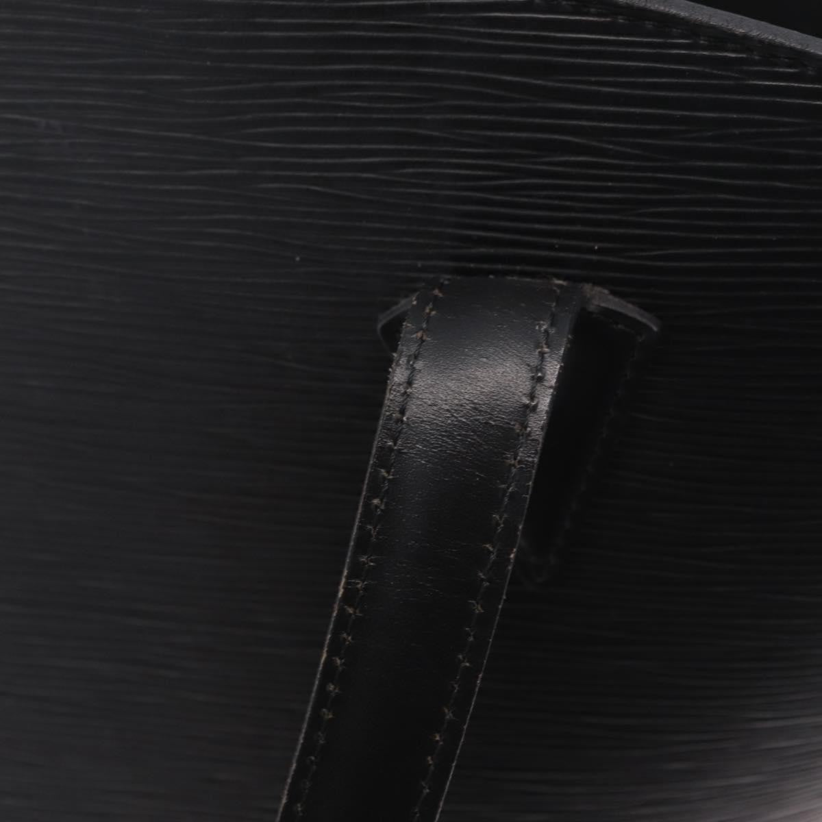 Louis Vuitton Saint Jacques Epi Leather, Black, Leather, Handbag