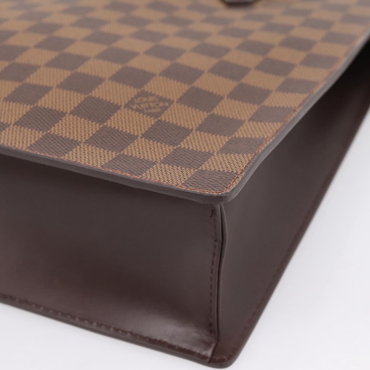Louis Vuitton Venice Sac Plat Damier, Brown, Canvas, Tote Bag