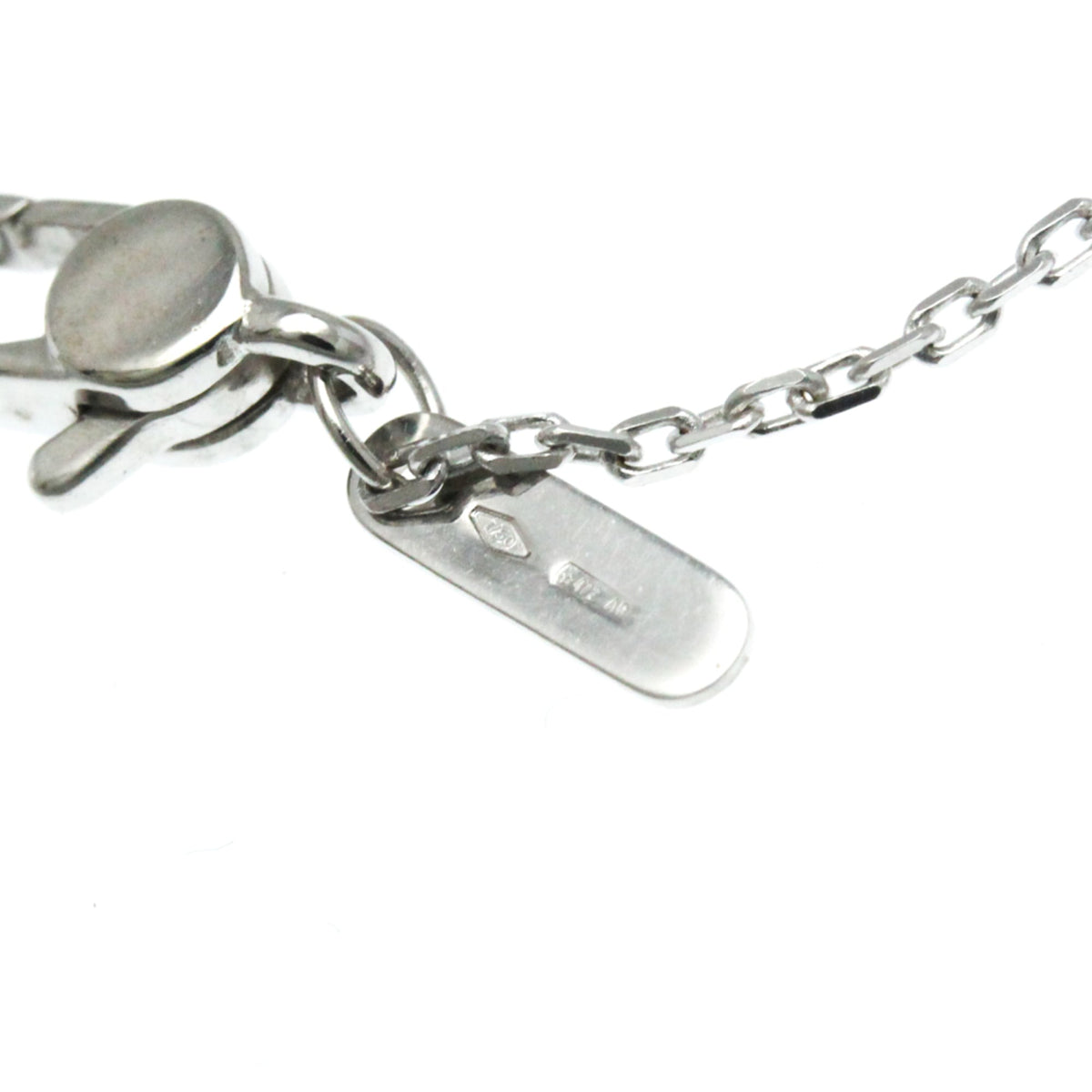 Gucci Icon Twirl 18K White Gold with Diamonds, Silver, White Gold, Necklace
