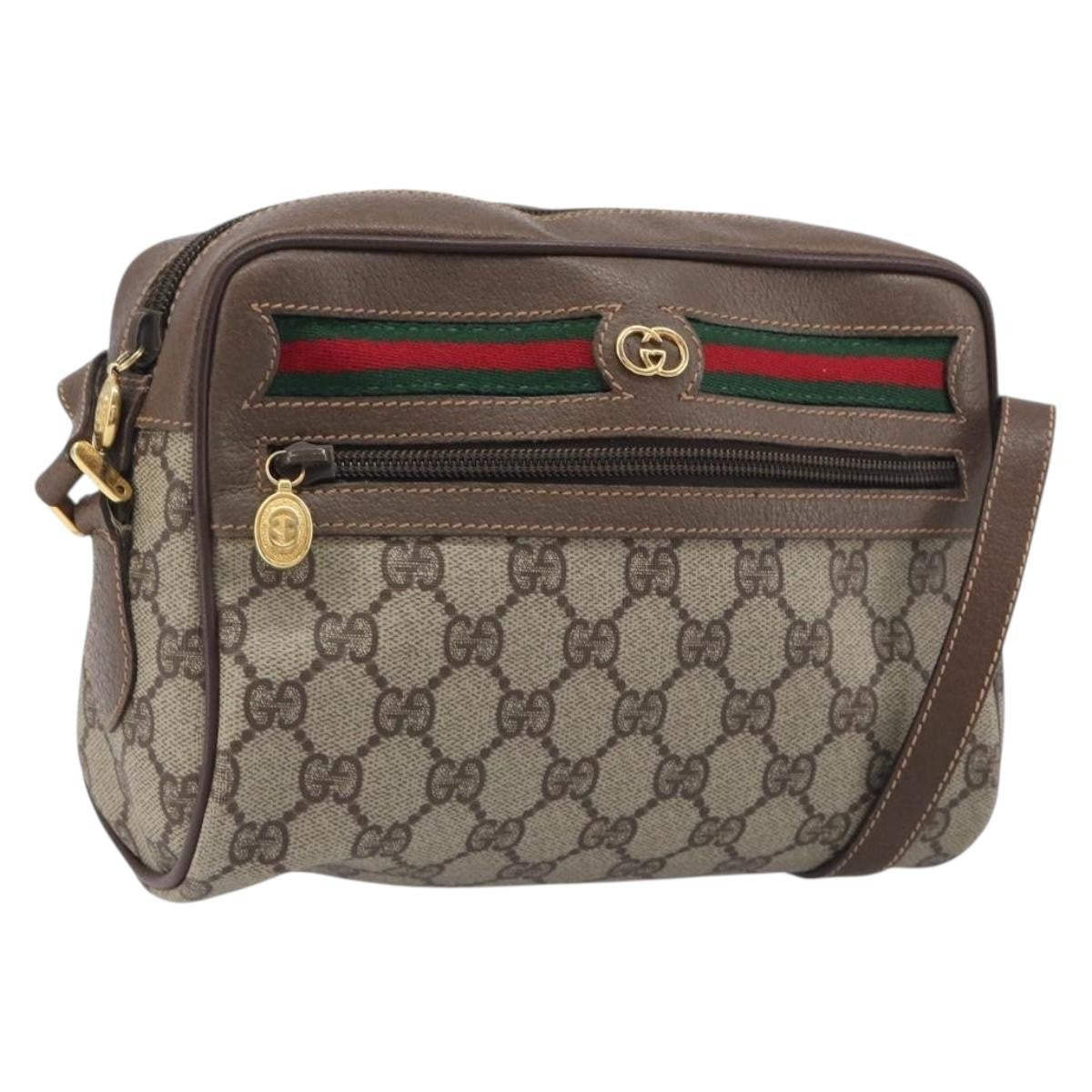 Gucci Ophidia Shoulder Bag NM GG Coated Canvas, Beige, Canvas, Shoulder Bag