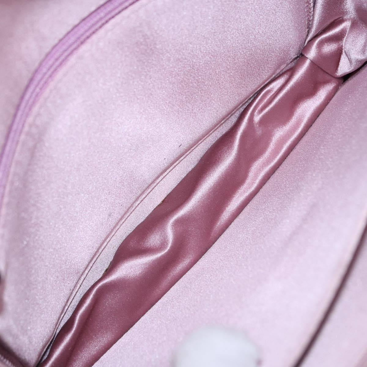 Bottega Veneta Flap Intrecciato Satin, Pink, Satin, Shoulder Bag