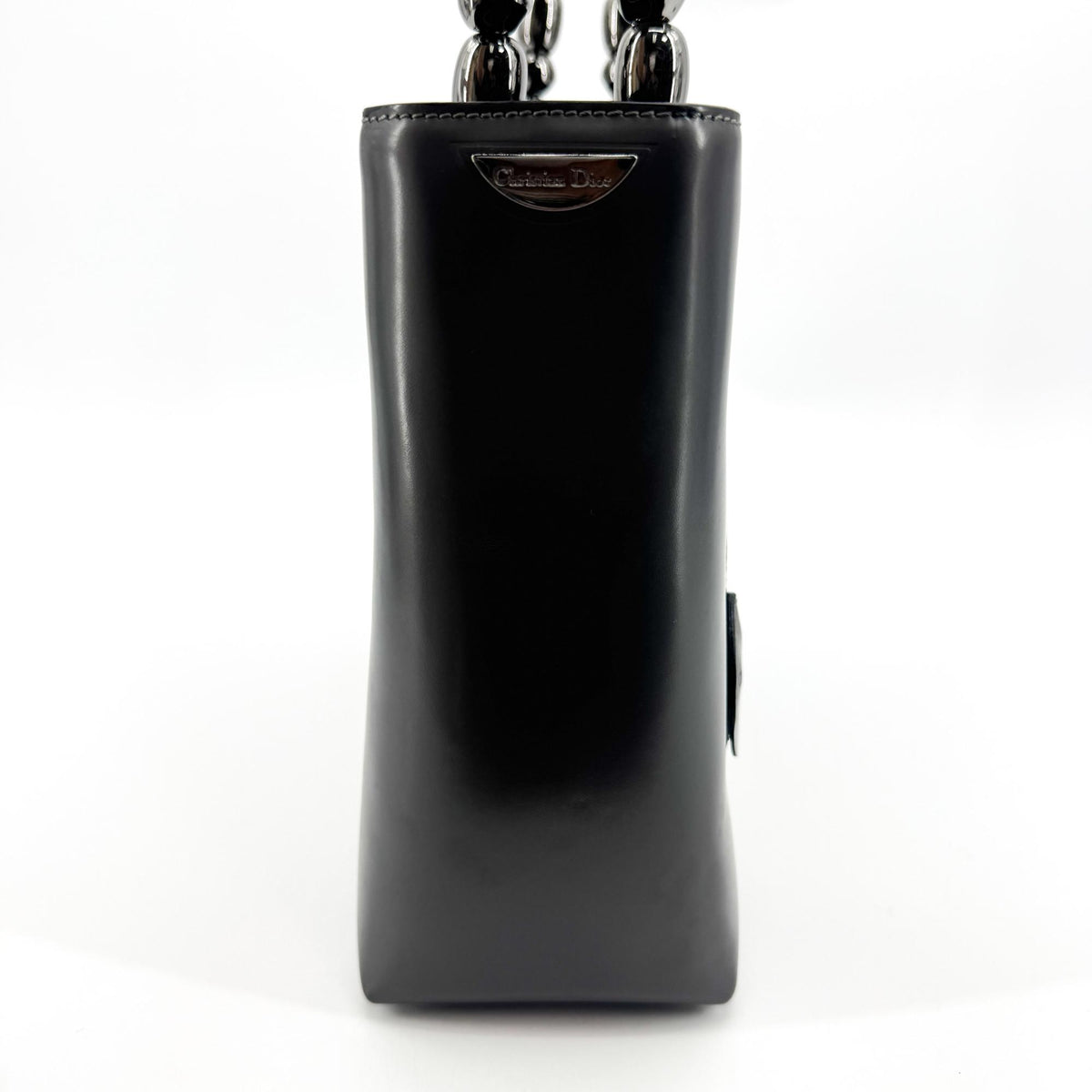 Christian Dior Malice Leather, Black, Calfskin, Handbag