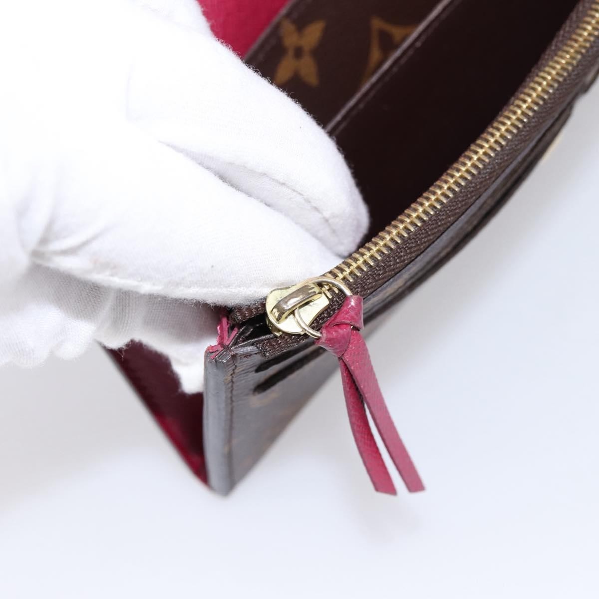 Louis Vuitton Emilie Monogram Canvas, Brown, Canvas, Wallet