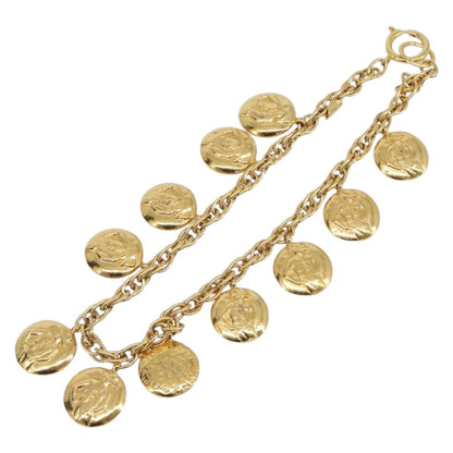 Chanel Vintage Diamond Coco Mademoiselle Long Metal, Gold, Metal, Necklace