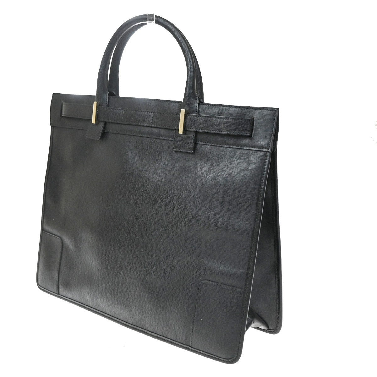 Gucci Business Leather, Black, Leather, Handbag