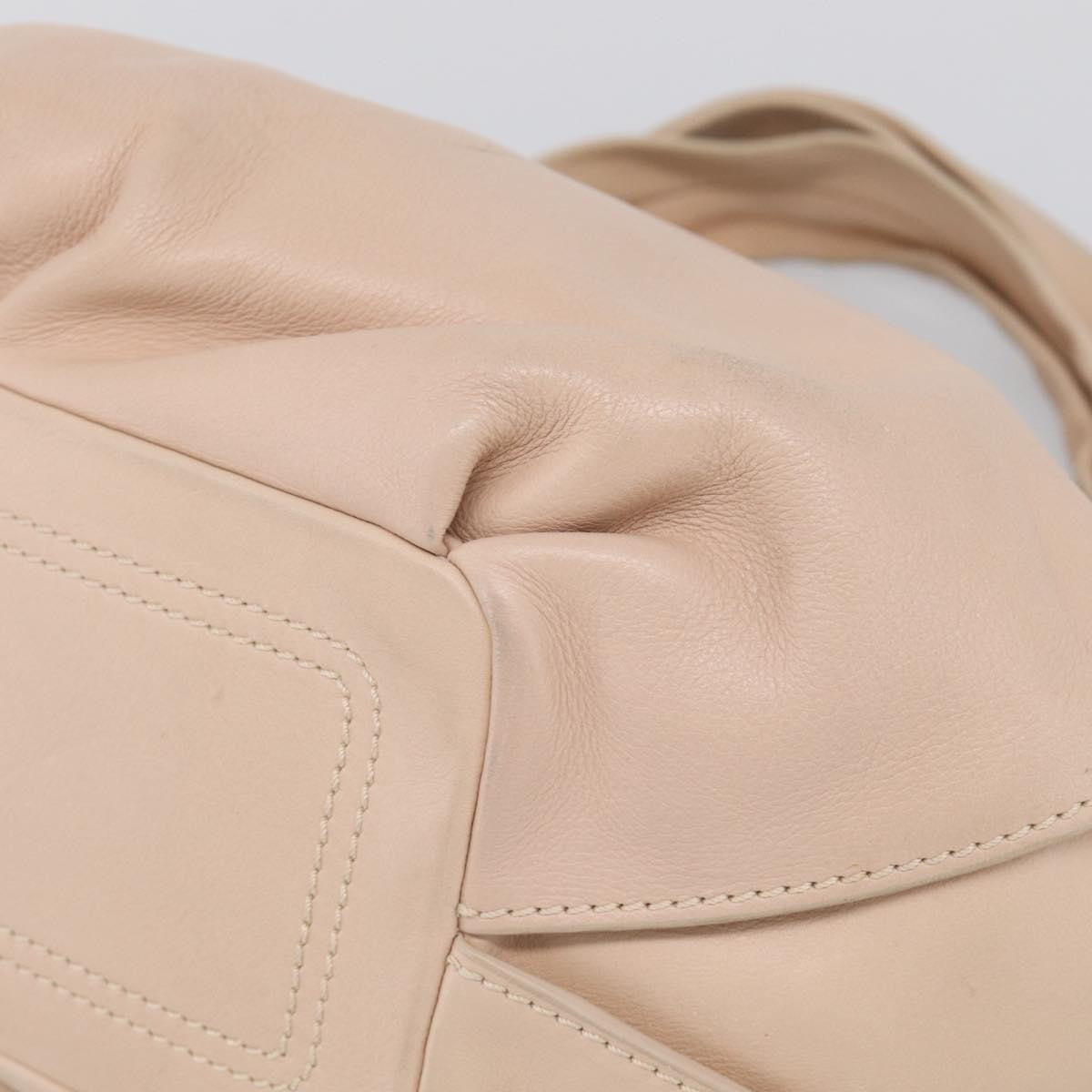Celine Bittersweet Leather, Beige, Leather, Handbag