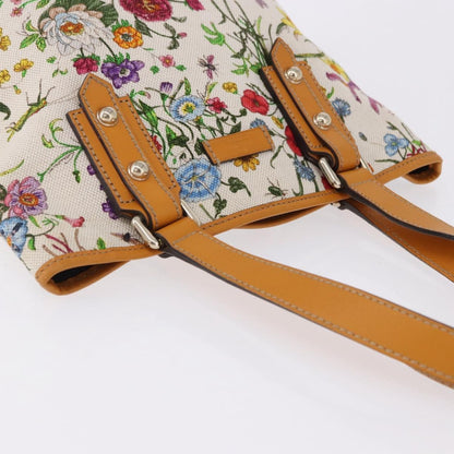 Gucci Craft Flora Canvas, Multicolour, Canvas, Tote Bag