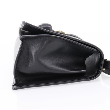 Loewe Barcelona Printed Leather, Black, Leather, Shoulder Bag