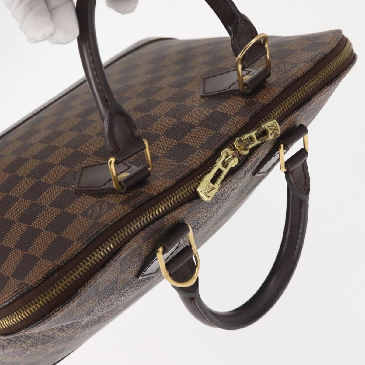 Louis Vuitton Alma Handbag Damier, BROWN, CANVAS, Handbag