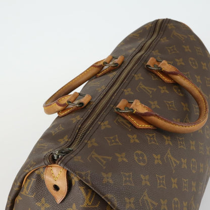 Louis Vuitton Speedy Handbag Monogram Canvas, BROWN, CANVAS, Handbag