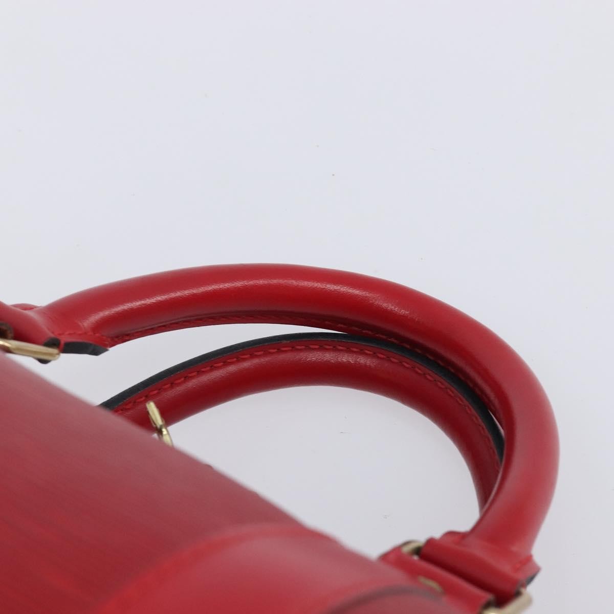 Louis Vuitton Keepall Epi Leather, Red, Leather, Travel Bag