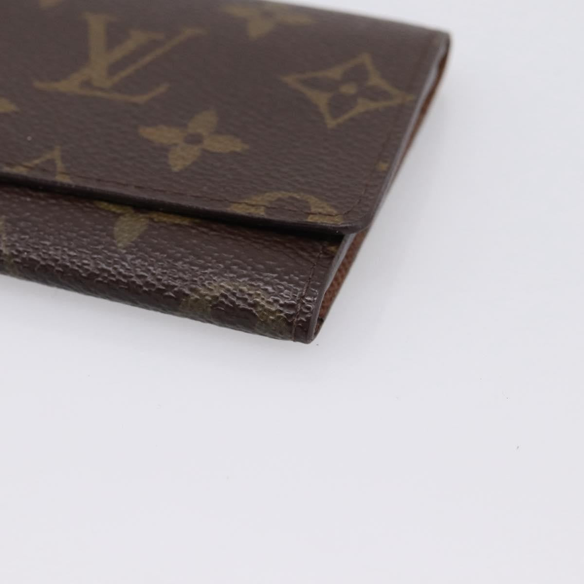 Louis Vuitton Bifold Card Case Canvas, Brown, Canvas, Clutch