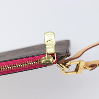 Louis Vuitton Neverfull Pochette Monogram Canvas, Brown, Canvas, Clutch