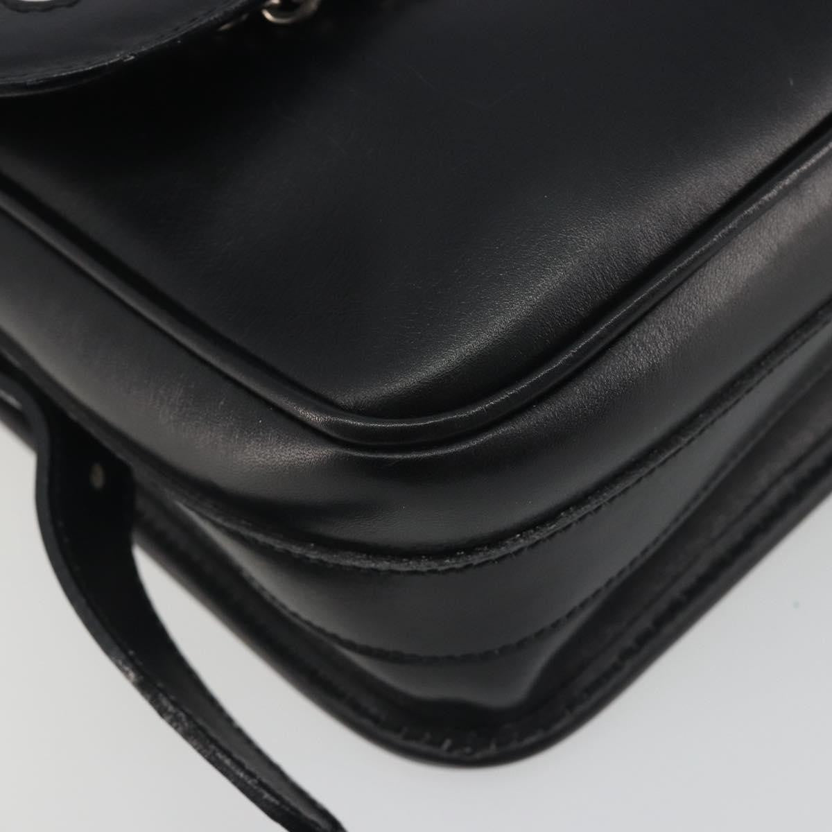 Celine Vintage Macadam Canvas, White, Leather, Shoulder Bag