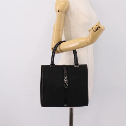 Gucci Jackie Canvas, Black, Canvas, Tote Bag