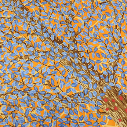 Hermes Carré 90 Silk multicolor, Orange, Silk, Scarf