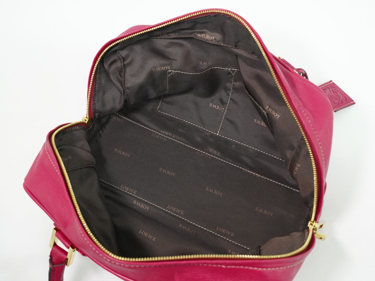 Loewe Amazona Leather, Pink, Leather, Handbag