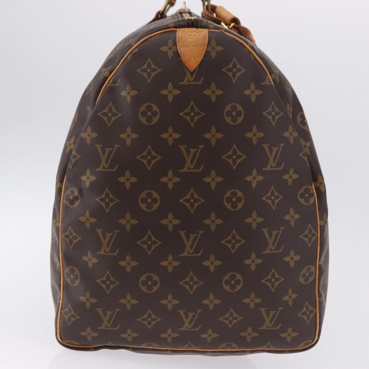 Louis Vuitton Keepall Monogram, Brown, Canvas, Travel Bag