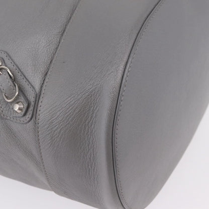 Balenciaga Papier Drop Bucket Leather, Silver, Leather, Handbag