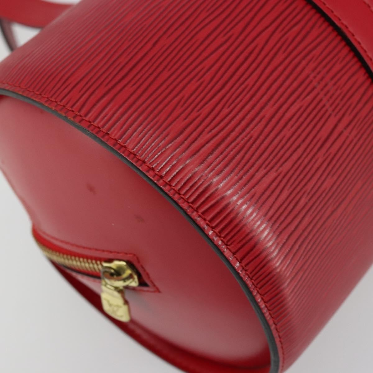 Louis Vuitton Soufflot Epi Leather, Red, Leather, Tote Bag
