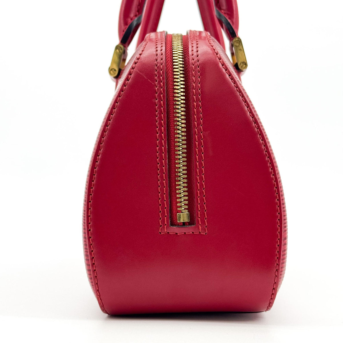 Louis Vuitton Jasmin Epi Leather, Red, Leather, Handbag