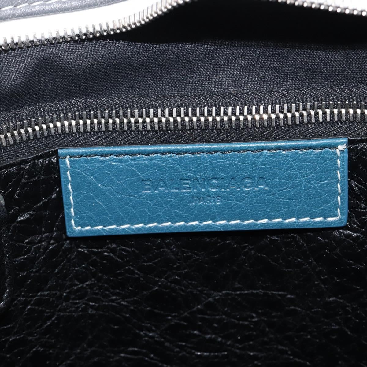 Balenciaga Bazar Striped Leather, Multicolour, Leather, Tote Bag