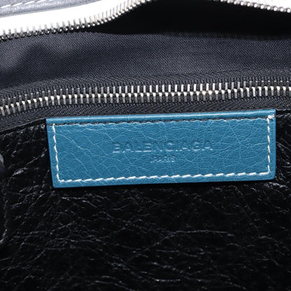 Balenciaga Bazar Striped Leather, Multicolour, Leather, Tote Bag