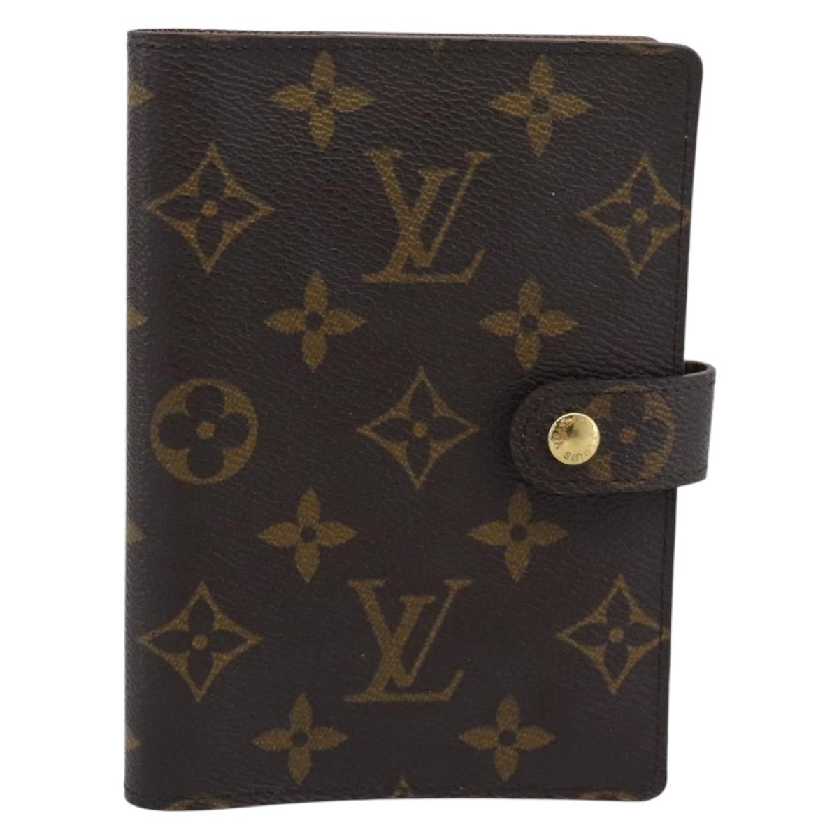 Louis Vuitton Agenda Cover Monogram Canvas, Brown, Canvas, Wallet