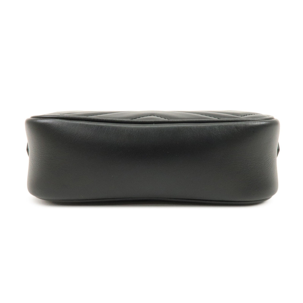 Gucci GG Marmont Matelasse Leather, Black, Leather, Shoulder Bag