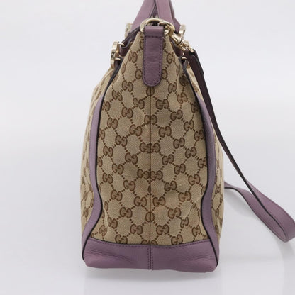 Gucci Shoulder Canvas, Beige, Canvas, Shoulder Bag