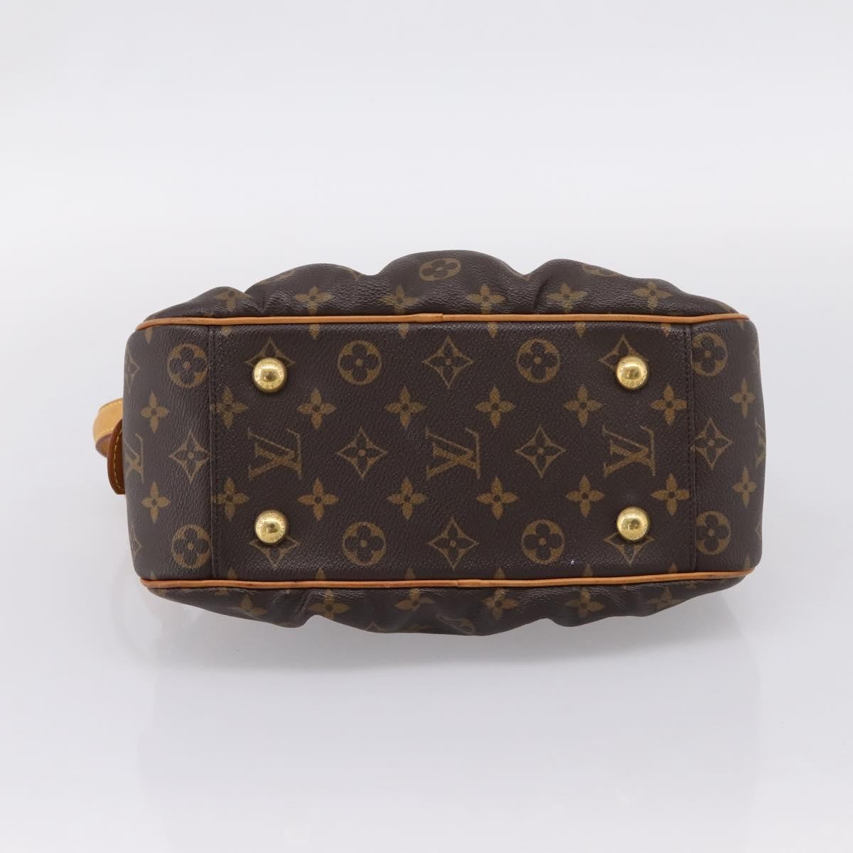 Louis Vuitton Clara Handbag Monogram Canvas, Brown, Canvas, Handbag