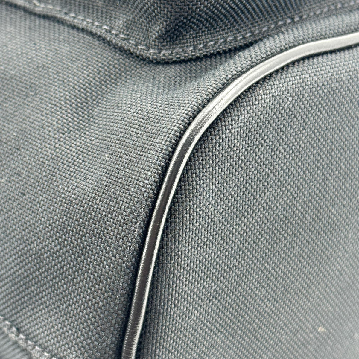 Prada Duet Drawstring Bucket Tessuto, Black, Canvas, Handbag