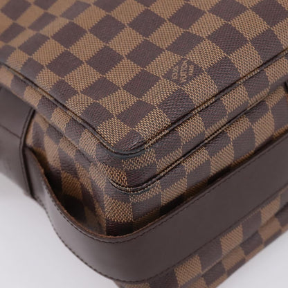 Louis Vuitton Naviglio Damier, Brown, Canvas, Shoulder Bag