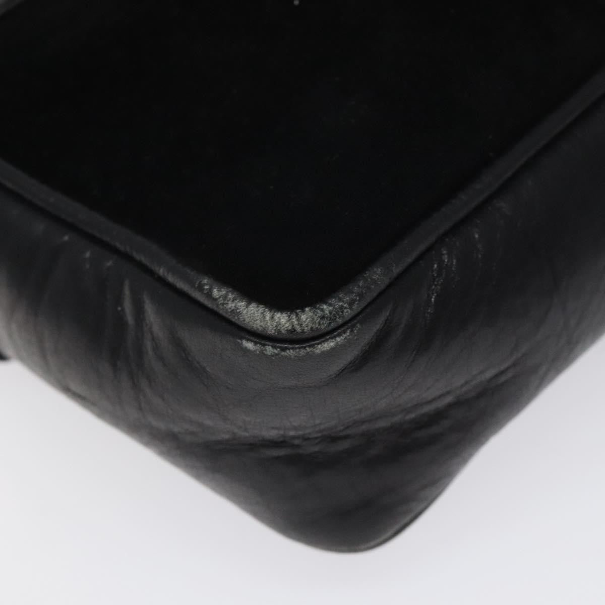 Gucci Sherry line shoulder Suede, Black, Suede, Handbag