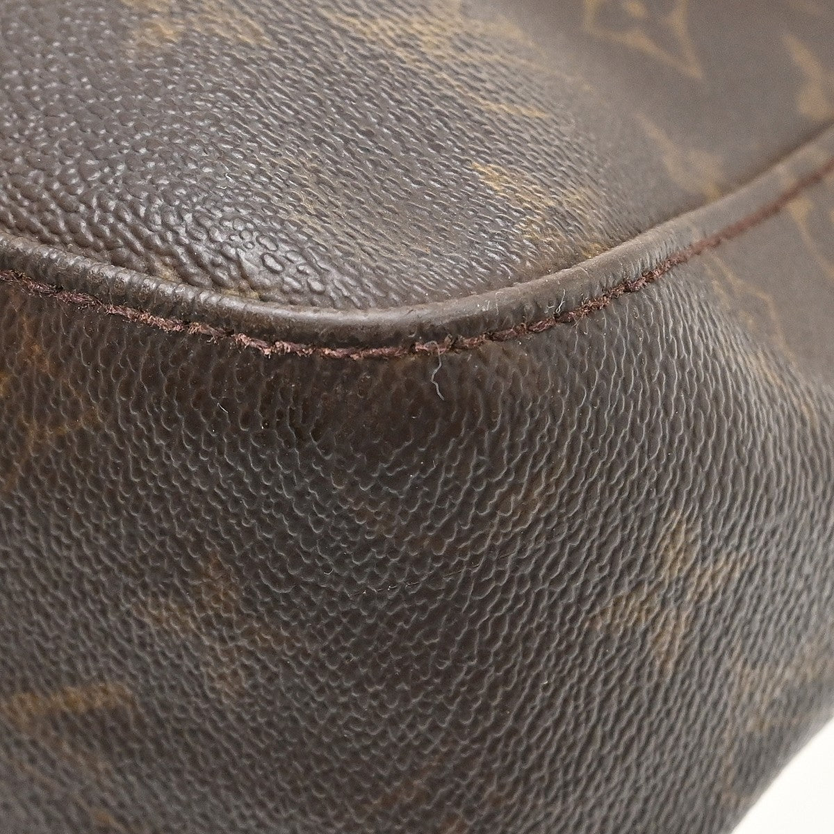 Louis Vuitton Looping Monogram Canvas, Brown, Canvas, Handbag