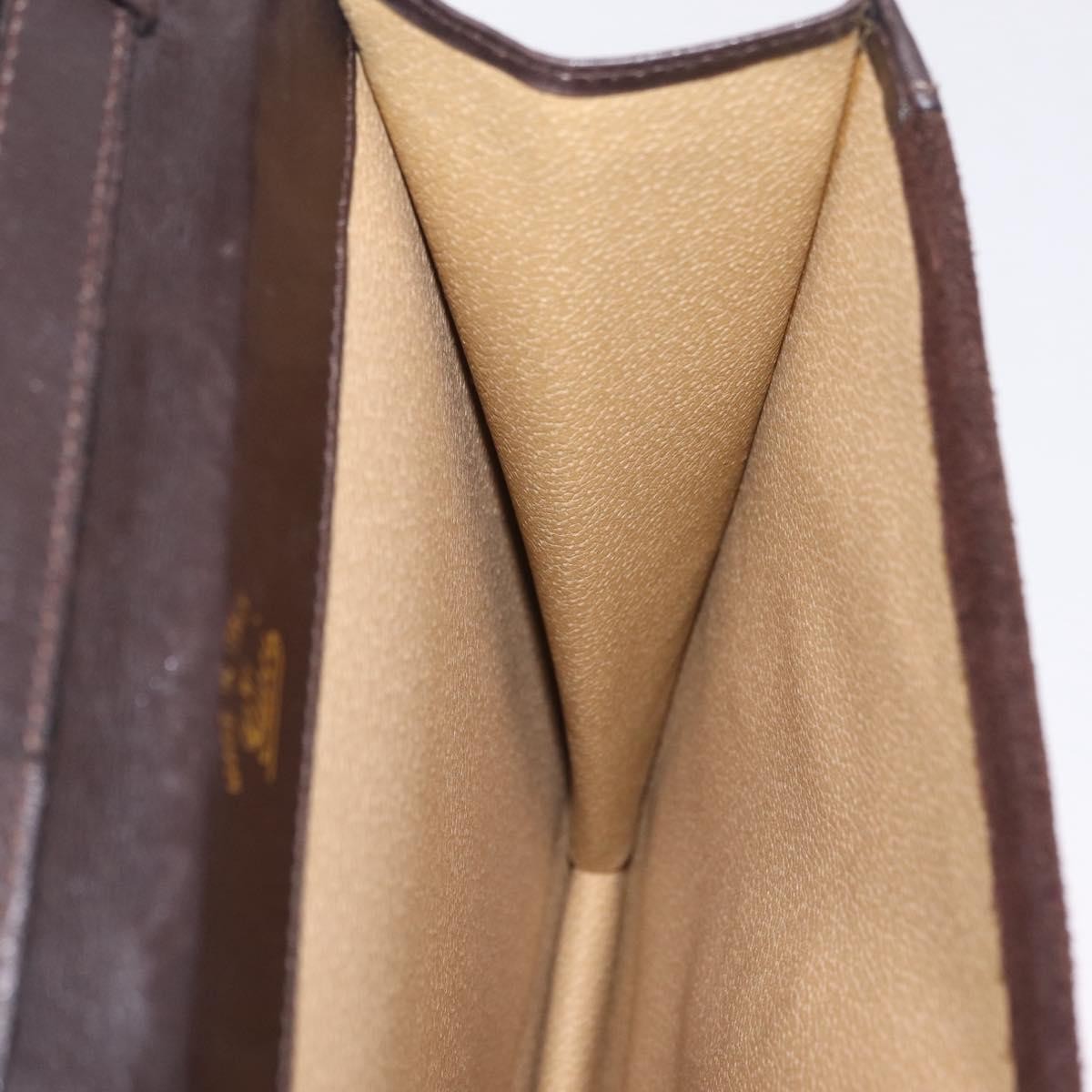 Gucci Vintage Web Sherry Line Suede, Brown, Suede, Handbag