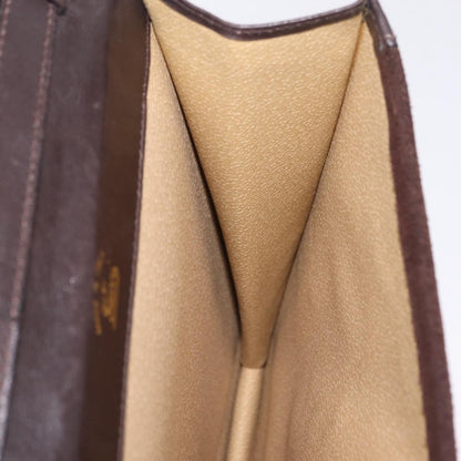 Gucci Vintage Web Sherry Line Suede, Brown, Suede, Handbag