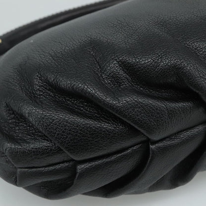 Salvatore Ferragamo Vintage Gancini Top Handle Leather, Black, Leather, Handbag