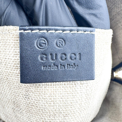 Gucci Convertible Dome Satchel Microguccissima Leather, Black, Leather, Handbag