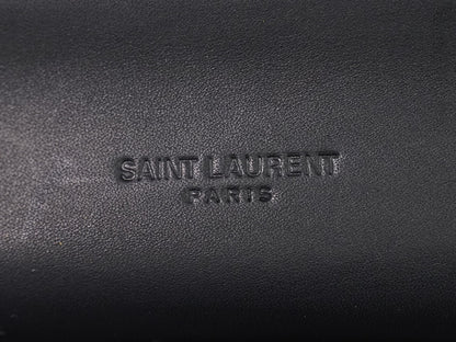 Saint Laurent Kaia Leather, Black, Leather, Shoulder Bag
