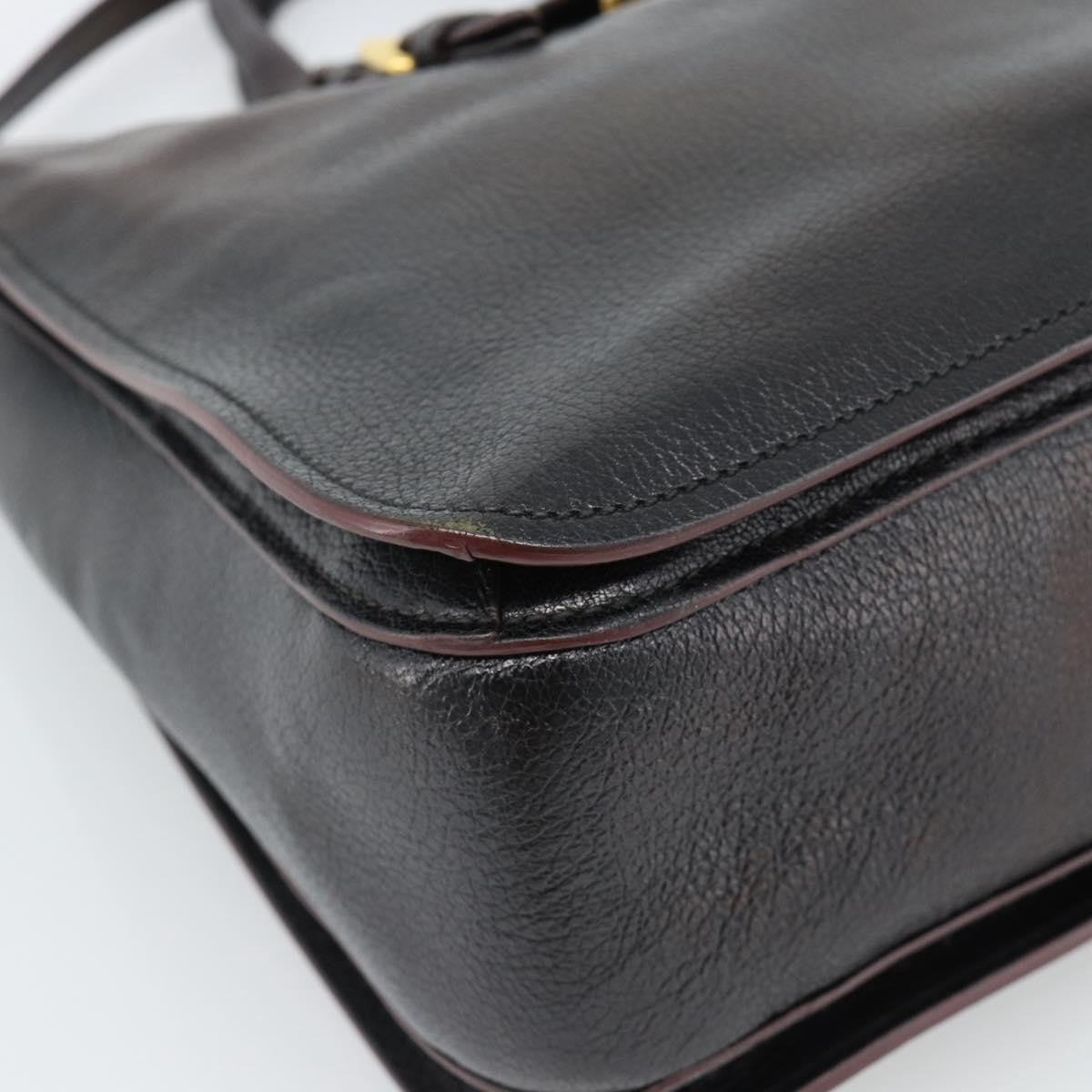 Miu Miu Madras Convertible Lock Leather, Black, Leather, Tote Bag